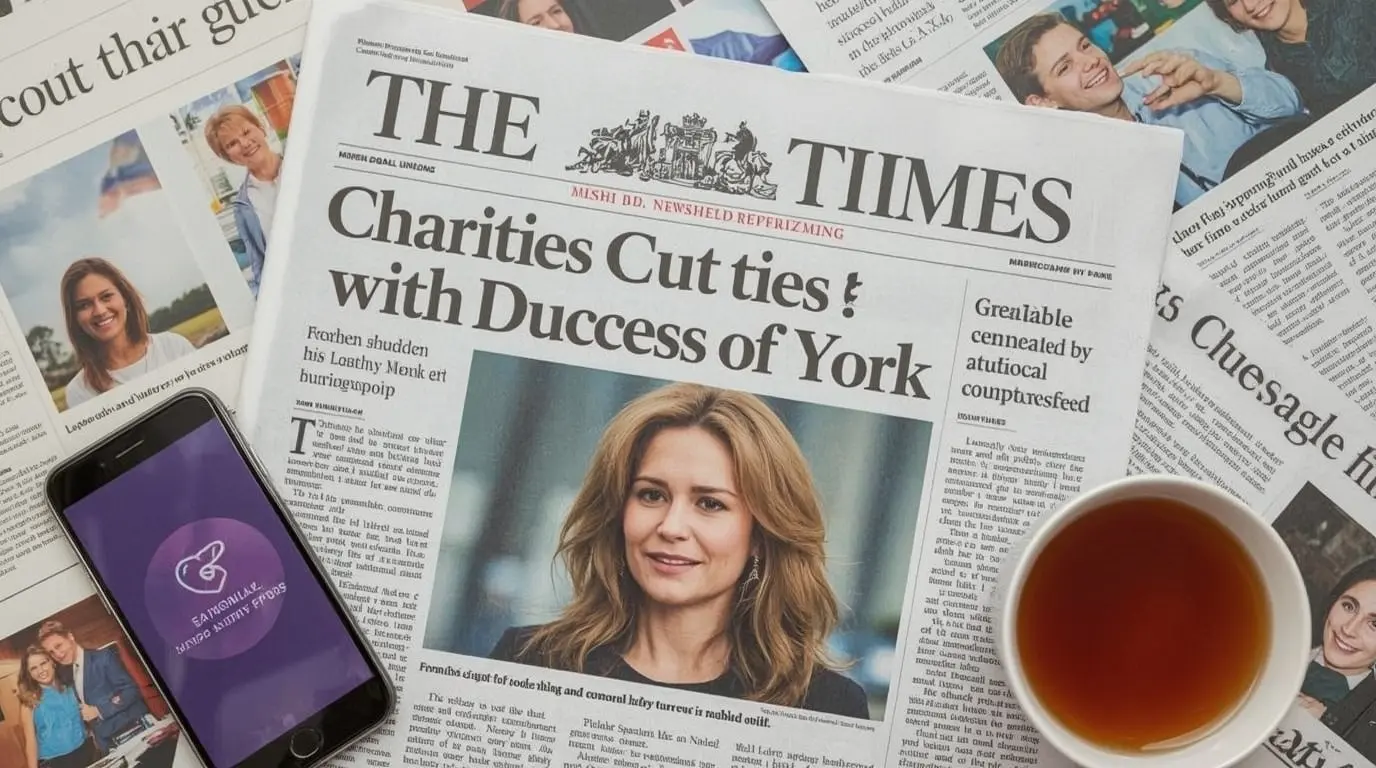 Duchess of York Dropped by Charities
